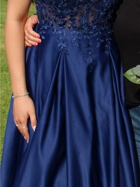 Windsor | Dresses | Gemma Formal High Slit Satin Dress